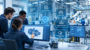 Intelligenza artificiale e piattaforma 3DEXPERIENCE per la governance dei dati e la collaborazione industriale.